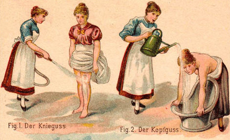 Kneippkur Knieguss Kopfguss